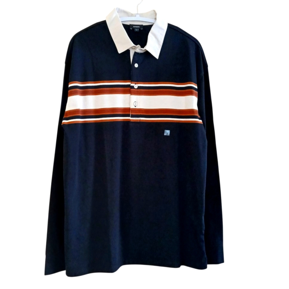 Express Polo Sweatshirt M Reg Fit